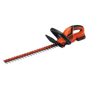 Cordless Hedge Trimmer Kit, 1-Speed, Kit, Cutting Capacity: 3/4 in, 22 in L Blade, Dual Action Blade, Steel Blade, 2400 spm, 105 °F, 20 VDC, Lithium-Ion Battery, 1.5 Ah Battery, Battery Included: Yes, Metal/Plastic Housing, Fixed/Soft Grip/Wrap Aroun