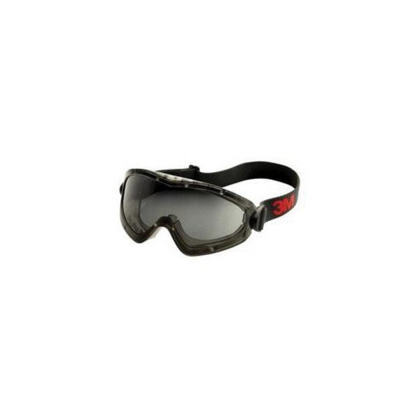Safety Goggles, Indirect Vent, Series: 2890, Unisex Gender, Universal Size, Anti-Fog/Anti-Scratch Lens Coating, Gray Lens, Goggle Frame, Gray Frame, Polycarbonate Frame, Polycarbonate Lens, Elastic Strap, Specifications Met: ANSI Z87.1-2015, 99.9 % U