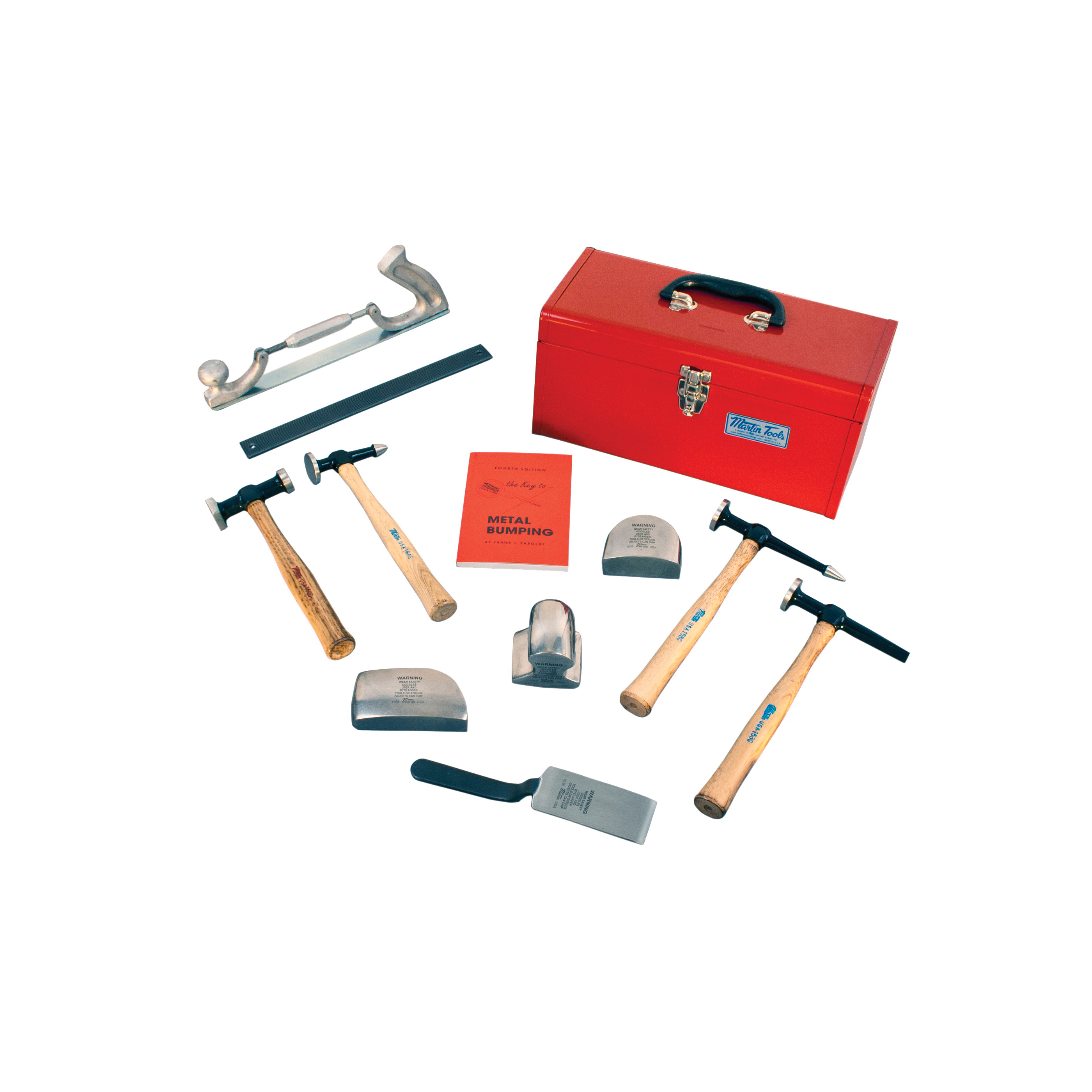 Body and Fender Repair Tool Set, 10 Piece, Steel