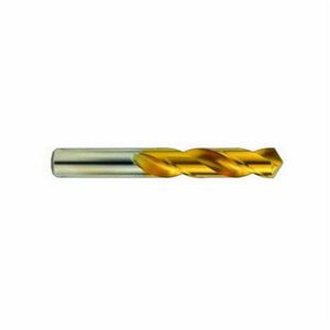 General Purpose Screw Machine Drill, Imperial, 11/64 in Diameter, 2-1/8 Inch Overall Length, HSS, TiN Coated
