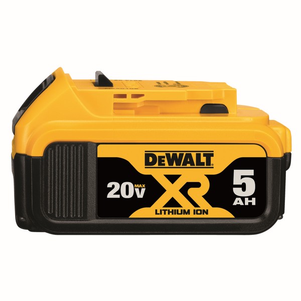 Cordless Battery Pack, Premium Rechargeable, Bare Tool, Lithium-Ion Battery, 5 Ah Battery, 90 min Charging, For Use With: 20 V Power Tools, 3 in H x 7 in W x 7 in D