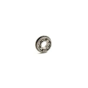 Ball Bearing, Flanged Miniature Round Bore, 1/2 Inch Bore, 1-1/4 Inch Outside Diameter, 1.2252 Inch Width, Open Ended Closure, 918 lb Load, 52100 Steel Bearing, Steel Cage, -20 to 390 °F