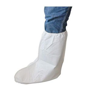 Boot Cover, Anti-Static Ultimate Barrier, Series: UB Series, Fits Shoe Size: Universal, White, 18 in Height, Elastic Closure, Polyethylene Outsole, Resists: Chemical and Water, ASTM 1670-1671, 29 CFR 1910.138, NFPA 99 Specifications Met