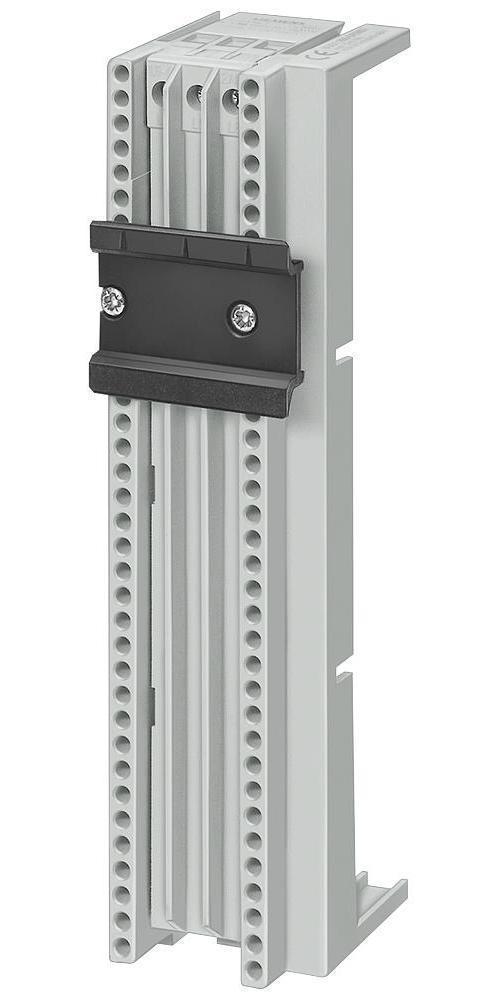 Busbar Adapter, For Use With: 3RV/3RT1 Motor Feeder, Specifications: 25 A, 40 °C Temperature, 0.182 in L x 0.045 in W x 0.04 in H Dimensions