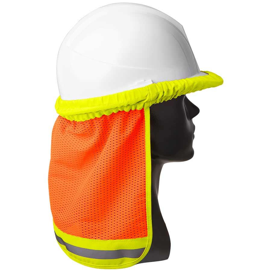 Neck Shade, Protection, Series: NS161F, One Size, Orange, Mesh/Polyester