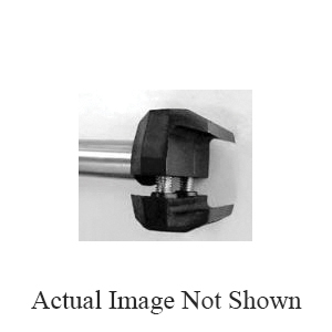 Rail Clamp and Metal Rod Combination, Series: 031, 7 Inch Length Rod, Polyamide