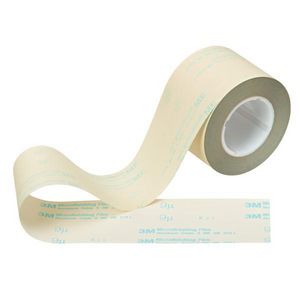 Lapping Roll, Microfinishing, 2.67 Inch Overall Width, 450 Foot Overall Length, 9 micron Grit, Aluminum Oxide Abrasive, 5 mil Polyester Film Backing, Applicable Materials: Plastic
