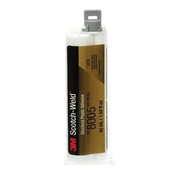 Structural Adhesive, 2-Part, Duo-Pak Container, 45 mL Container, Methacrylate Base