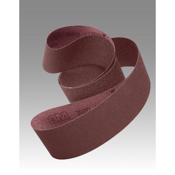 Surface Conditioning Belt, Film Backed, 60 Inch Belt Length, 25 Inch Belt Width, Very Fine Grade, Aluminum Oxide Abrasive, Nylon Film Backing, Blue