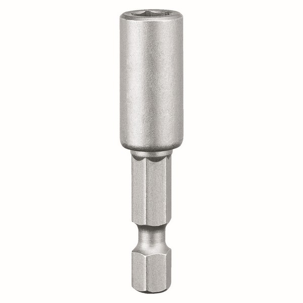 Nut Driver, Magnetic, 1/4 in Drive, Hex Drive, 1/4 in Shank, Hex Shank, 1-7/8 in Overall Length, Steel
