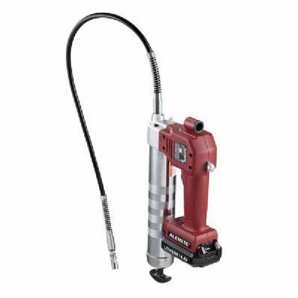 Grease Gun, Battery Powered, Series: 586, 10000 psi Operating, 14.4 V, 2000 mAh Battery, 36 in Hose Length, 5.6 Oz./min