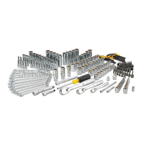 Mechanics Tool Set, 247 Piece, Insulated: No, Polished Chrome