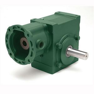 Right Angle Worm Gear Speed Reducer, Size 40 Standard, 50:1 Gear Ratio, 3.63 hp, 3-Piece Coupled Input, Solid B Shaft Output, 1-1/8 in Input, 1-7/8 in Output, 35 rpm Output Max Speed, 1750 rpm Input Max Speed, 4559 in-lb, 4 in Centre Distance, 3.53 i