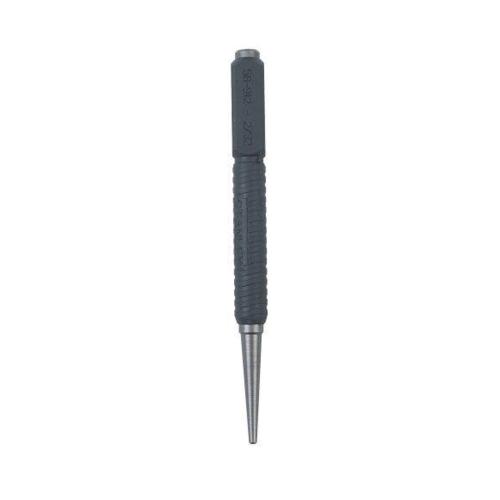 Nail Center Set, Square Head, 2/32 in Tip, Long Beveled, Steel Tip, 5 in Overall Length, Gray Cushion Grip Handle