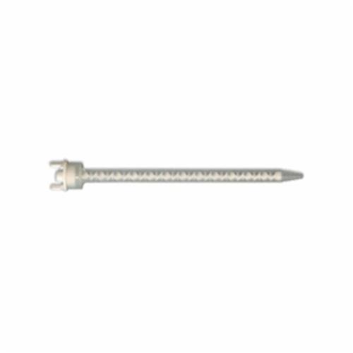 Static Mix Nozzle, Stepped Tip, Specifications: 24 Elements, 6.3 mm ID x 7.6 in L, 1:1/2:1 Mix Ratio, For Use With: 200/400 mL F Style Cartridges