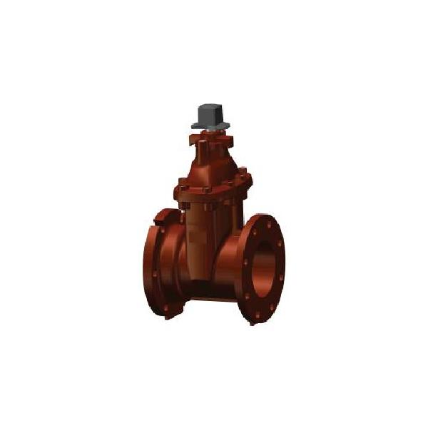 Gate Valve, NRS Resilient Seated, 3 Inch Nominal, FL x MJ End Style, 300 psi Pressure, 8.8 Inch Inlet to Outlet Length, 11 Inch Top to Inlet Center, Ductile Iron Body, Stainless Steel Stem Trim, Rubber O-Ring/Gasket Softgoods, Import