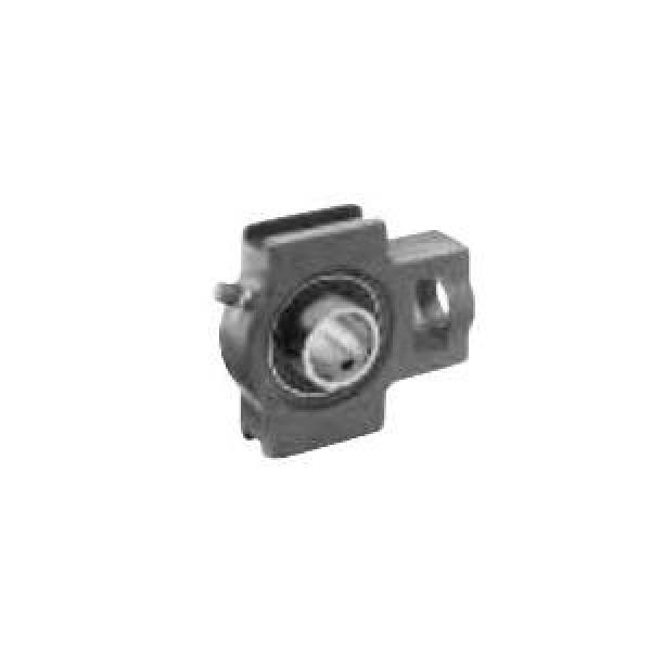 Take Up Unit, Narrow Slot Standard-Duty Set Screw Locking, Series: UCT, 3-23/32 in Width, Cast Iron