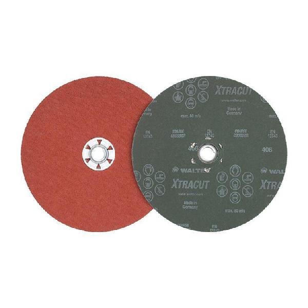 Sanding Disc, 7 in Diameter Disc, Ceramic Grain Abrasive, Coarse Grade