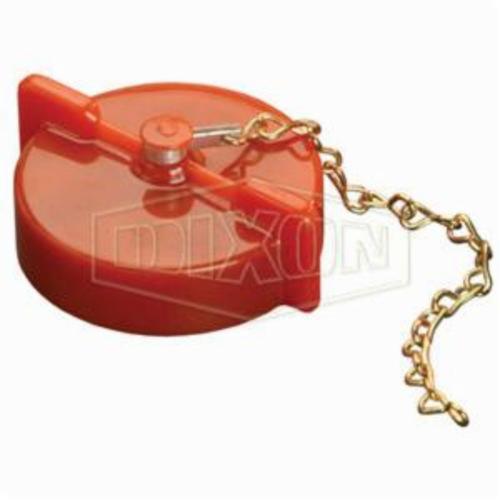 Pressurized Cap, Fitting/Connector Type: Cap, 2-1/2 Inch Nominal Size, Female NST (NH), Thermoplastic, Red, Domestic