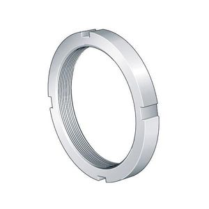 Lock Nut, Series: KM Series, 40 mm Inside Dia, 58 mm Outside Dia, 50 mm Face Dia, Fine, M40 x 1.5, 9 mm Width, Steel