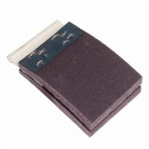 Abrasive Segment, Plain, 3 in Width, 4 in Height, 120 Grit, Premium Aluminum Oxide Abrasive, Resin/Glue Bond, Applicable Materials: Ferrous Alloys, High Tensile Materials and Wood