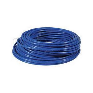 Tubing, 0.17 Inch Inside Diameter, 1/4 Inch Outside Diameter, 500 ft Length, 0.04 Inch Wall Thickness, 150 psi Working, -50 to 140 °F, Polyethylene, Blue, Domestic