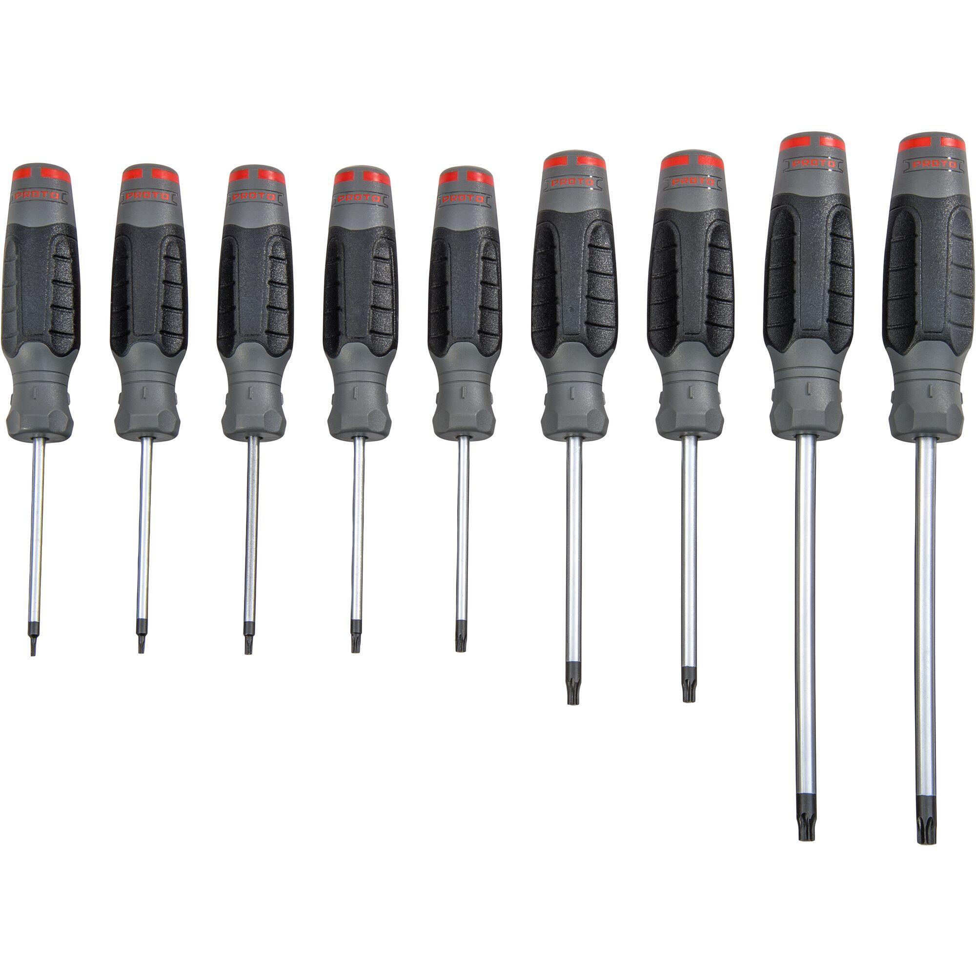 9pc Torx Screwdriver Set Black Oxide