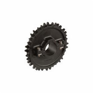 Chain Sprocket, Molded Split Block, Series: 1000, 1-1/2 in Bore Dia, 5.14 in Outside Dia, 16 Teeth, 5.126 in, 3/8-16 Screw, 3/8 in W x 3/8 in H x 3/16 in D Keyway, 1.54 in Length Through Bore, Glass Reinforced Polyamide