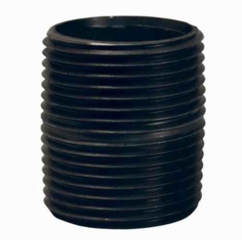 Close Pipe Nipple, Fitting/Connector Type: Nipple, 2 Inch Nominal, MNPT End Style, Iron, Galvanized, 2 Inch Length
