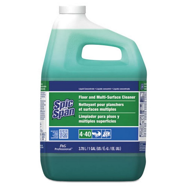 Floor and Multi-Surface Cleaner, 1 Gallon Jug, Green Liquid, 3/Case
