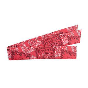 Cooling Bandana, Evaporative Cooling, Series: EZ-COOL®, Universal, Cowboy Red, 65% Polyester/35% Cotton Poplin, 10 to 20 min Soaking