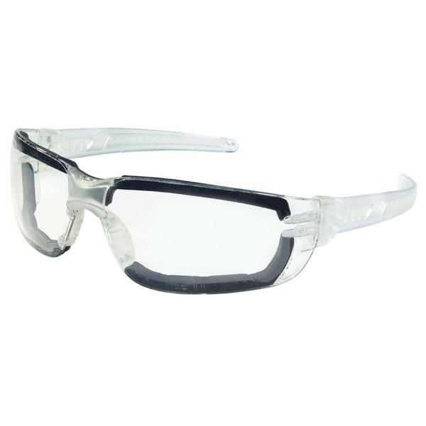 Glass, Series: HK3, MAX6™ Anti-Fog Coated/Scratch-Resistant Lens Coating, Clear Lens, Bayonet Temple, Specifications Met: ANSI Z87