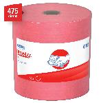 Jumbo Roll Shop Wipers, 475/Carton, Red