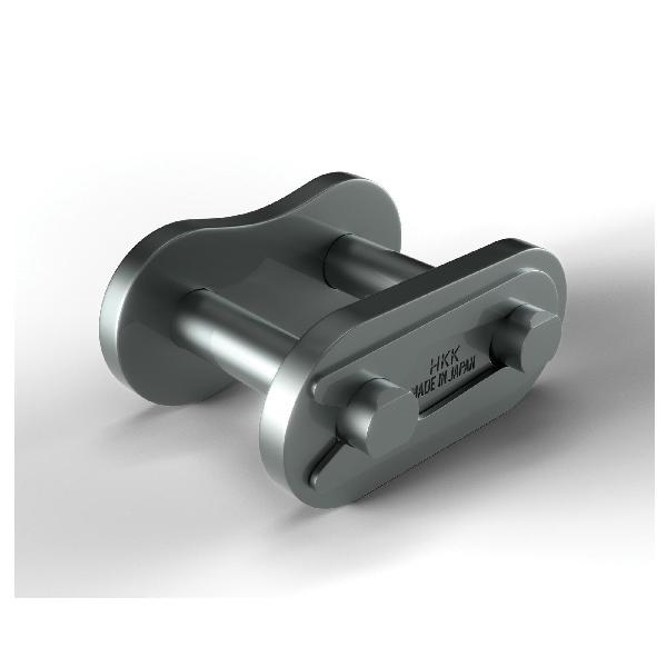 Connecting Link, British Standard Spring Clip, #04B Chain, 0.236 in Pitch, 0.073 in Pin Dia, 0.197 in Link Plate Height, 0.024 in Link Plate Thickness