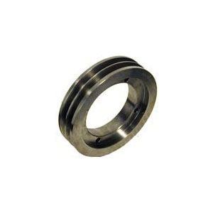 Stock Sheave, Bolt-On Bore, 6-1/2 Inch Outside Diameter, 2 Grooves, 1.09 Inch Face Width, 75D Bushing, 1.09 Inch Overall Length, For Use With: 3V-Cross Section V-Belts, Iron, Gray