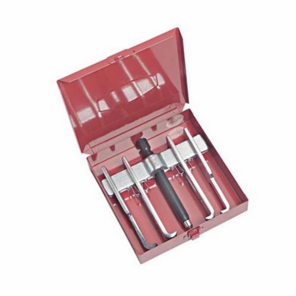 Jaw Puller Set, 2-Way Straight, 6 ton, 2 in, 4 in Max Reach, 6 in Max Spread, 10 Piece