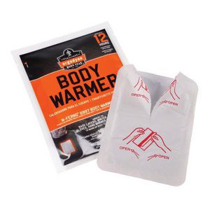 Adhesive Body Warmer, Air Activated Heat Pad, Series: 6997, For Use With: Jackets, Gloves and Hand Warmer Muffs, Specifications: 12 hr. Warming Time, White, 3 in W x 5 in H