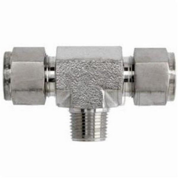 Instrumentation Branch Tee, Tee, 1 Inch Nominal, Tube x MNPT, -325 to 1200 °F, 316 Stainless Steel, Domestic