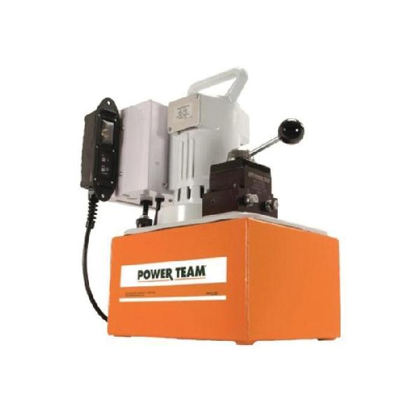 Electric Hydraulic Pump, Foundation Repair Pump, Series: PE Series, 2 Stage, 2.5 gal Reservoir, 1-1/8 hp, 100 cu-in/min Flow Rate, 1000 to 6500 psi Pressure, 230 VAC, 14 A, 50/60 Hz Frequency, 3/8 in FNPT Pressure Port, 12000 rpm Speed, 10-1/2 in Ove