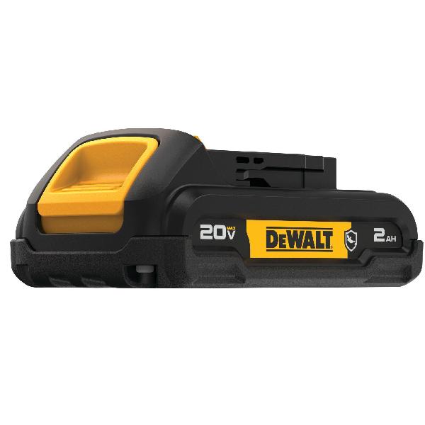 Battery, Oil-Resistant, Bare Tool/Kit: Bare Tool, Lithium-Ion Battery, 2 Ah Battery, 20 V Charge, For Use With: 20 V Power Mac Tools and Chargers, 4-5/8 in L x 3 in W x 1-3/4 in H Dimensions