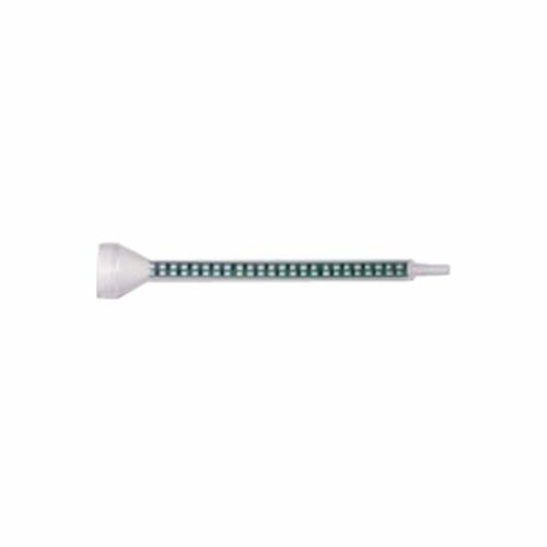 Static Mix Nozzle, Luer/Stepped-Tip Square, Specifications: 24 Elements, 5.3 mm ID x 5 in L, 1:1/2:1/4:1 Mix Ratio, For Use With: 200/400 mL C Style Cartridges