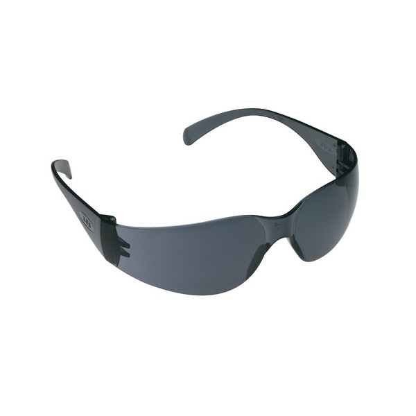 Protective Eyewear, Economy, Universal Size, Anti-Scratch/Hard Coat Lens Coating, Gray Lens, Frameless, Polycarbonate Frame, Yes % UV Protection, Contoured Temple, Specifications Met: ANSI Z87.1-2015