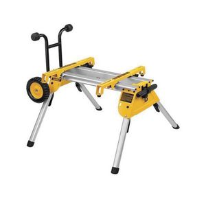 Rolling Table Saw Stand, Portable, For Use With: DW744X Job Site Table Saw, Aluminum, Yellow, 33-1/2 in L x 19-3/4 in W x 10 in H