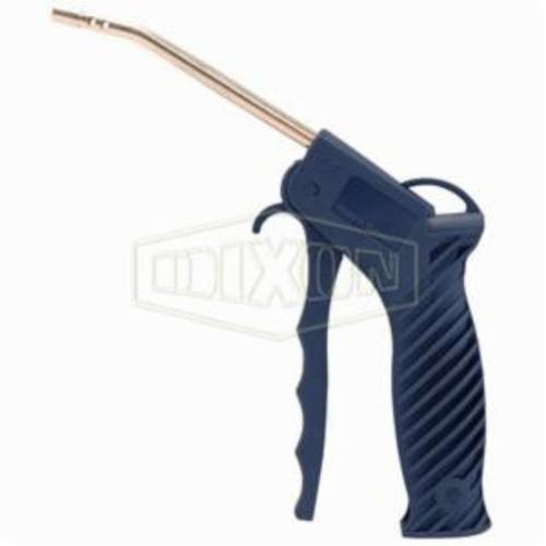 Safety Blow Gun, Extended Nozzle Pistol Grip, Bare Tool, 150 psi Working, 1/4 Inch, Domestic