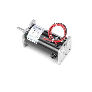 DC Motor, 0.04 to 0.07 kW, 12 to 24 VDC, 4.4 A, 1750 to 4200 RPM, Totally Enclosed Nonvented (TENV), 25 Frame, 0.31 Inch Diameter x 1.5 Inch Length Shaft, Reversible, Service Factor: 1, Ball Bearing, 28.8 in-oz, Round/Square Flange Mount, 40 °C, Insulation Class: Class F, Rolled Steel