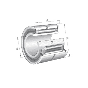 Needle Roller Bearing, Series: NA49..-2RSR, 17 mm Bore, 30 mm Outside Diameter, 14 mm Width, Double Seal Closure, 10000 N Dynamic/11000 N Static/2180 N Fatigue Load, Steel Cage, 12000 RPM Maximum