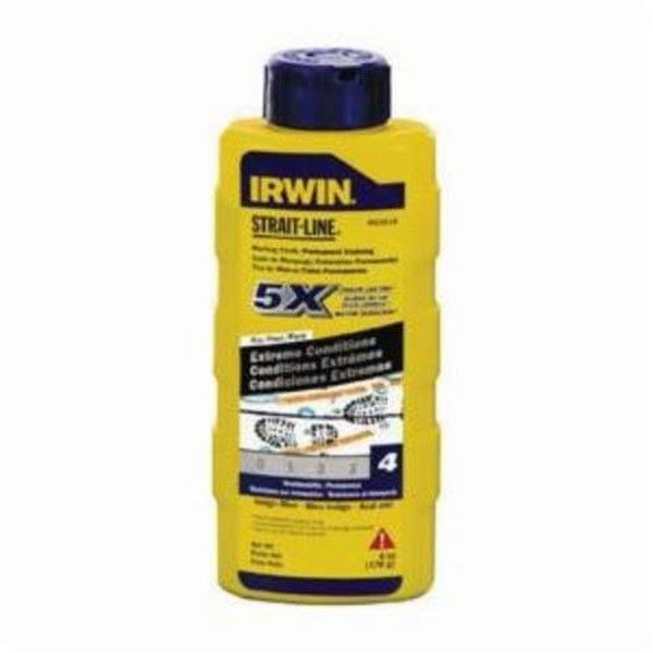 Marking Chalk, Permanent Staining, Indigo Blue, 6 oz Capacity, Squeeze Bottle Package Type, Odorless Odor/Scent