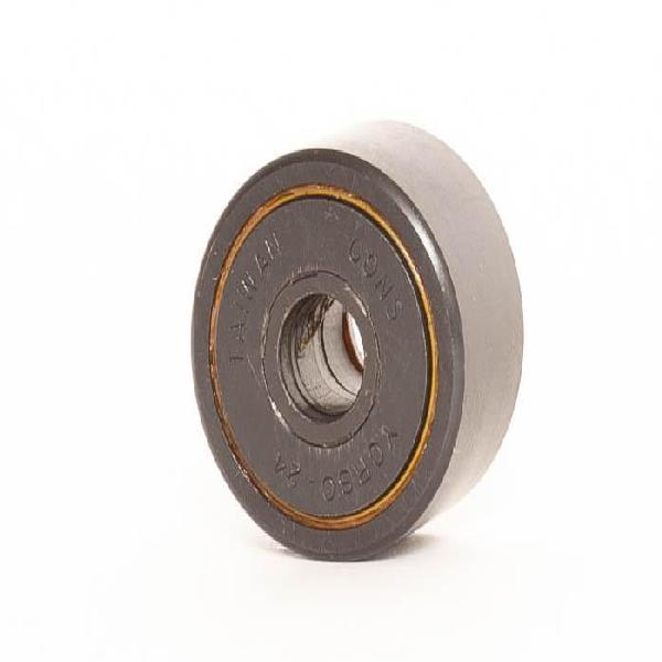 Yoke Roller, Crowned Outside Diameter, Series: YCRSC, 0.4375 Inch Bore, 1.5 Inch Roller Diameter, 0.875 Inch Roller Width, 0.9375 Inch Overall Width, Sealed Closure