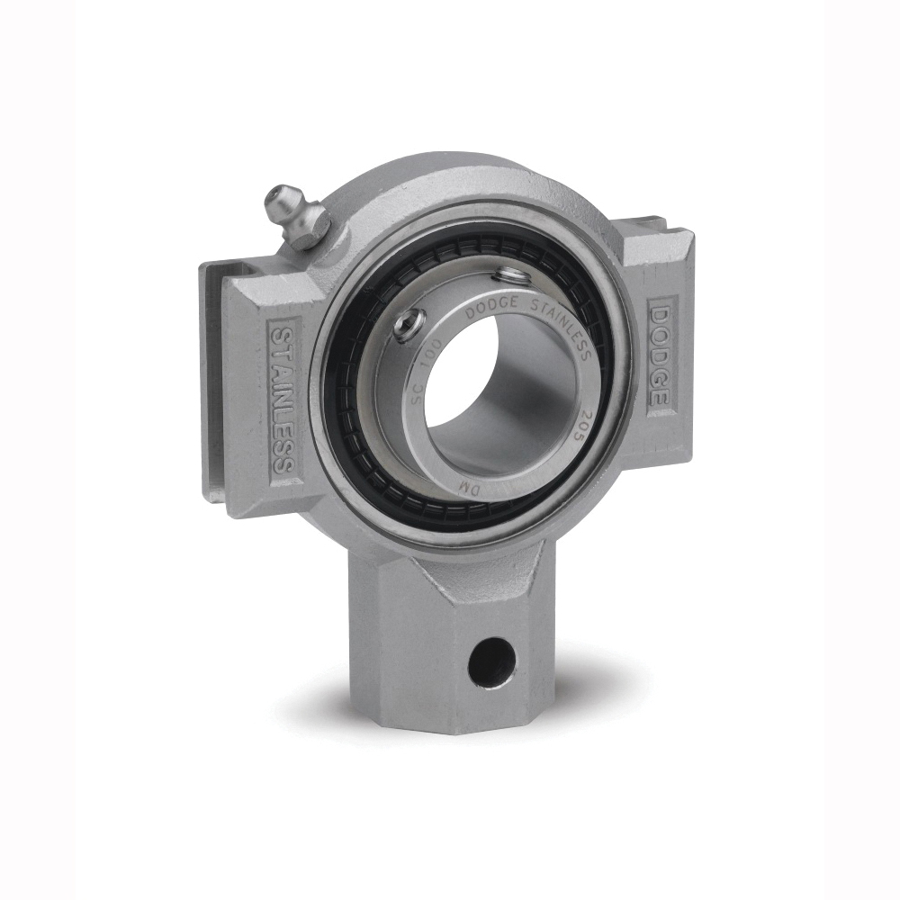 Take-Up Mounted Bearing, Non-Expansion Normal Duty, Series: 205 Series, 1 Inch Bore Diameter, Stainless Steel Bearing, Uncoated