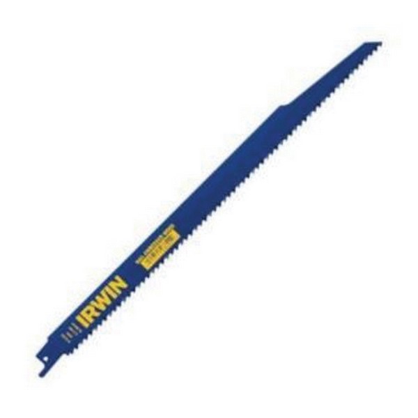 Reciprocating Saw Blade, Linear Edge, 12 in Length, 0.062 in Thickness, 6, Constant Tapered Teeth, HSS-Co 8 Cutting Edge, Bi-Metal Body, Applicable Materials: Wood and Metal